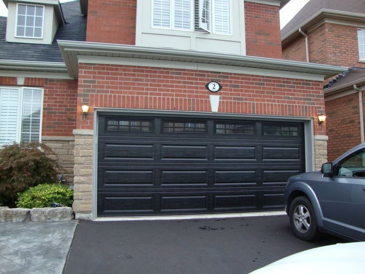 black-garage-doors