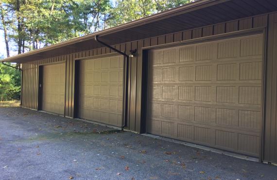 3-12’ x 8’9 Garage Doors
