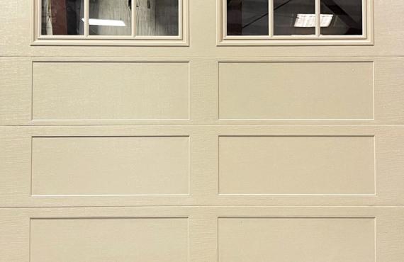 Almond door with windows